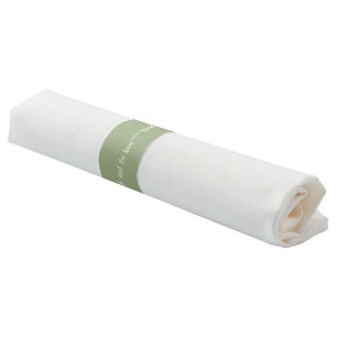 'We Tied The Knot - Now Let's Tee Off'' Wedding Napkin Bands