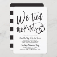 We Tied the Knot | Script | Post Wedding Party