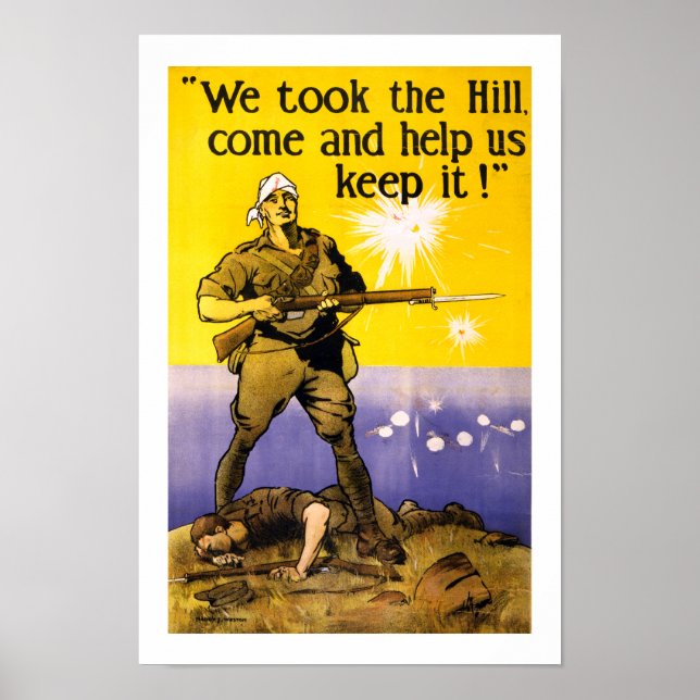 We Took The Hill (border) Poster (Front)