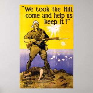 We Took The Hill (canvas) Poster