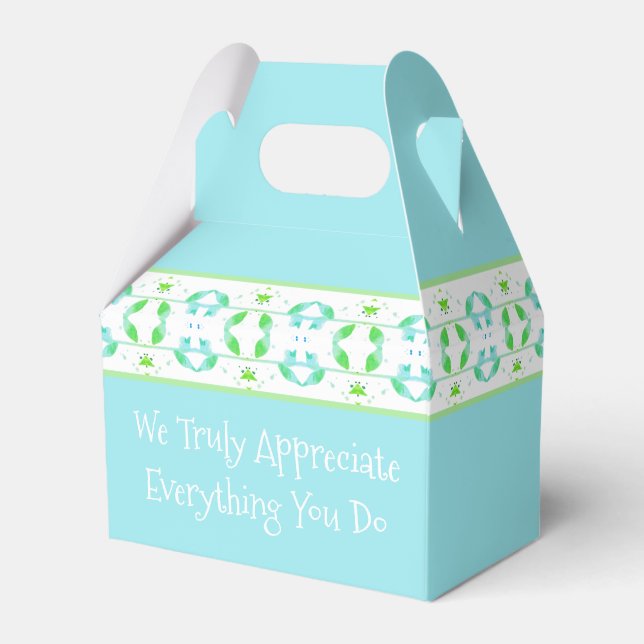 We Truly Appreciate Everything You Do Favor Boxes (Front Side)