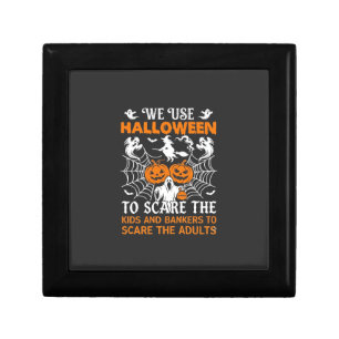 We Use Halloween Scare Ghost Pumpkins Witch Spider Gift Box