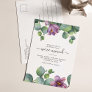 We’ve Moved Eucalyptus Purple Green Foliage Moving Announcement Postcard