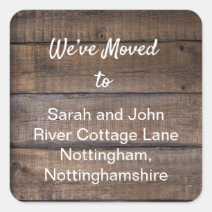We’ve Moved New Address Announcement Sticker