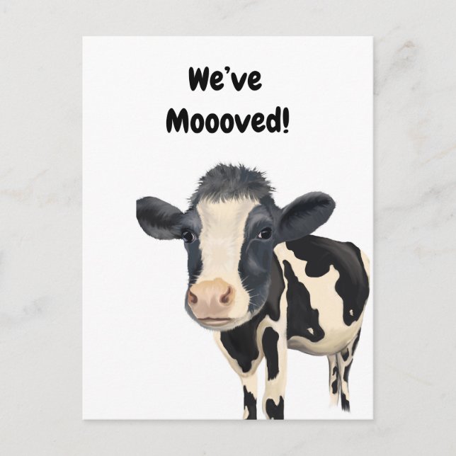 We’ve Moved Postcard (Front)