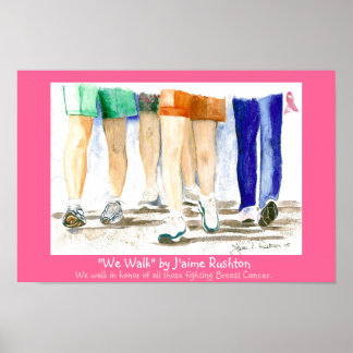 "We Walk" Poster