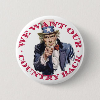 We Want Button - Uncle Sam
