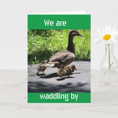 WE WANT YOU TO HAVE A VERY HAPPY BIRTHDAY CARD