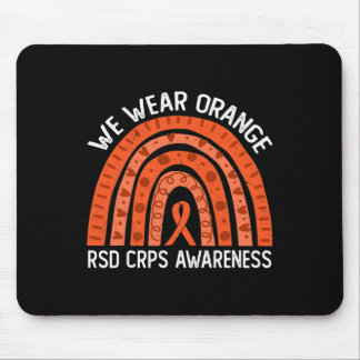 We Wear Orange Rainbow For Rsd Crps Awareness Mouse Pad