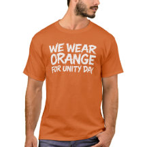 We Wear Orange Unity Day Anti Bullying Awareness