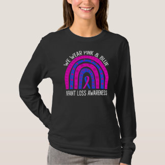 We Wear Pink & Blue For Infant Loss Awareness T-Shirt