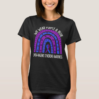 We Wear Purple & Blue For Smith Magenis Syndrome A T-Shirt