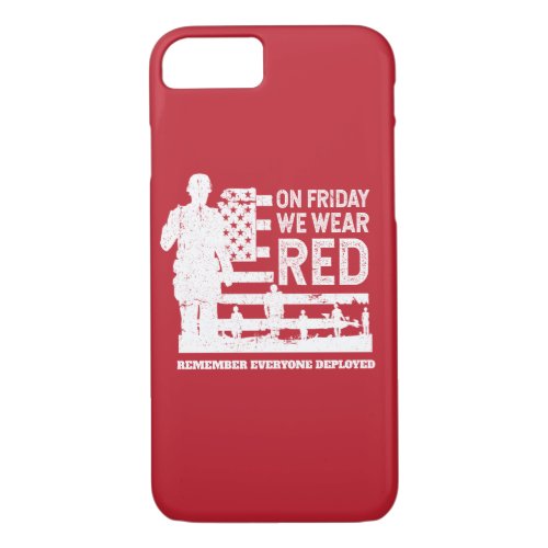 We Wear Red Friday Soldier iPhone 87 Case