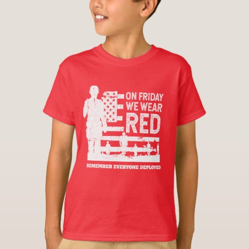 We Wear Red Friday Soldier T_Shirt