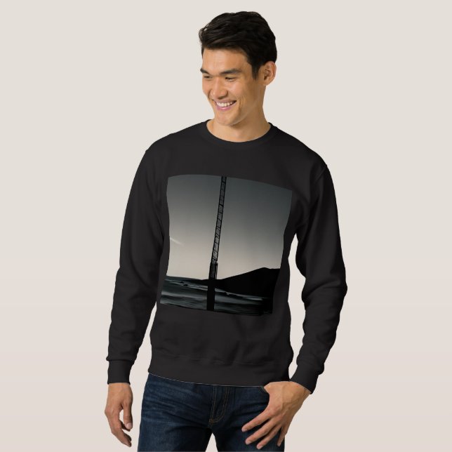  We Were Here men black sweatshirt (Front Full)