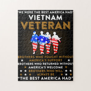 We Were The Best America Had Vietnam Veteran TShir Jigsaw Puzzle