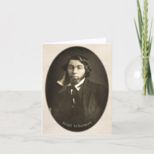 "We Were Together." Walt Whitman Love Quote Card