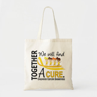 We Will Find A Cure Childhood Cancer Tote Bag
