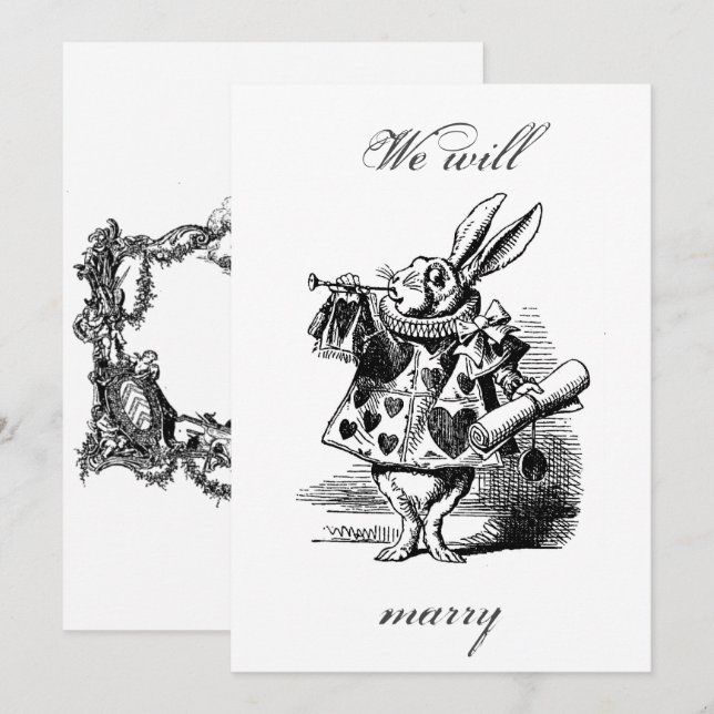 We will marry – Announcement to the wedding (Front/Back)