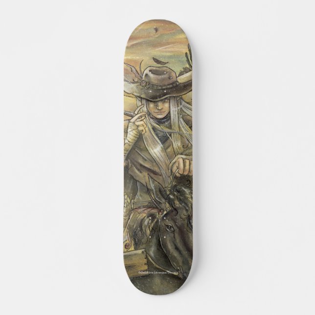 We Will Meet Again Cowboy Skateboard (Front)