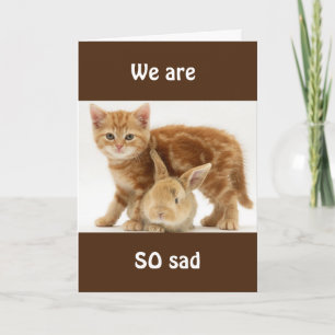 WE WILL "MISS YOU" SO VERY MUCH! CARD