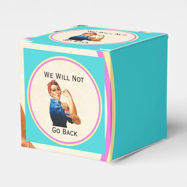 We Will Not Go Back Favor Box (Front Side)