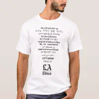 We Will Not Shut Up' LA Times Men's White T-Shirt