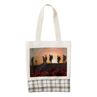 We Will Remember Them Zazzle HEART Tote Bag