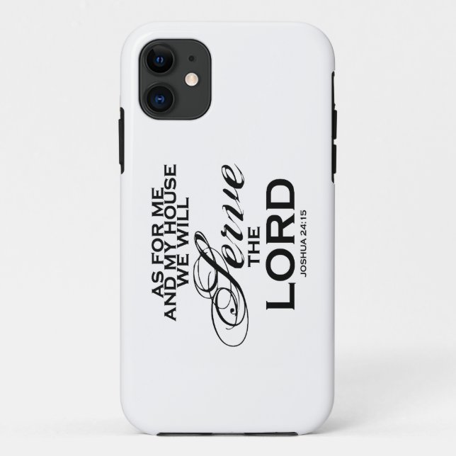 We Will Serve The Lord Case-Mate iPhone Case (Back)