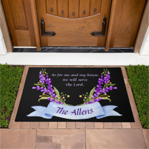 We Will Serve the Lord Doormat