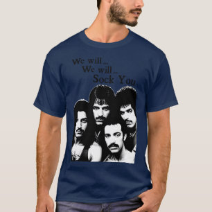 We will SOCK YOU Classic Rock Cursed Music Tee PAR