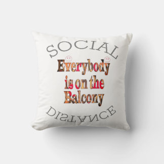 We Will Survive COVID-19: A Message of Resilience Throw Pillow