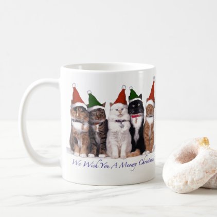 We Wish You A Meowy Christmas Mug