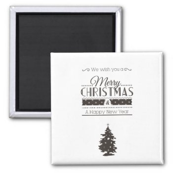 We Wish You A Merry Christmas And A Happy New Year Magnet by KeyholeDesign at Zazzle