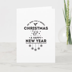 We Wish You a Merry Christmas Card
