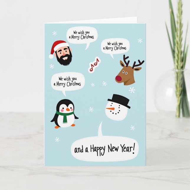 We Wish You a Merry Christmas Card (Front)