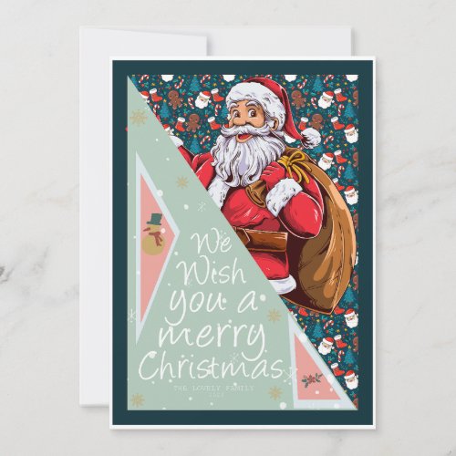 we wish you a merry christmas gift idea thank you card