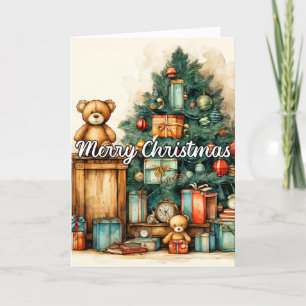 We Wish You A Merry Christmas Holiday Card