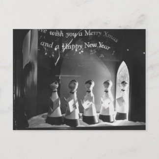 We wish you a Merry Christmas Holiday Postcard