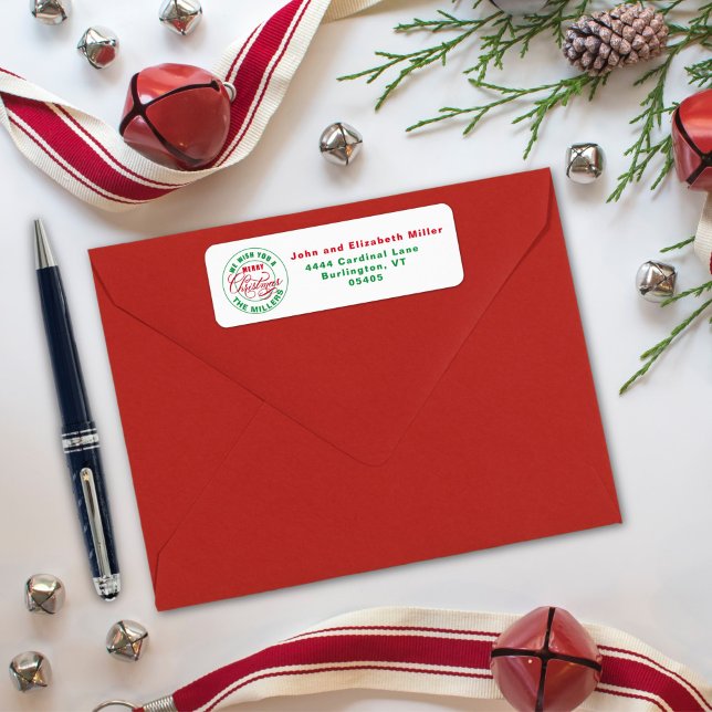 We Wish You A Merry Christmas Label (Creator Uploaded)