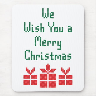 We Wish you a Merry Christmas Mouse Pad