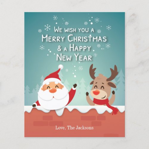 We Wish You A Merry Christmas Personalized Santa Flyer