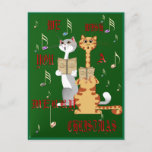 We Wish You A Merry Christmas Postcard