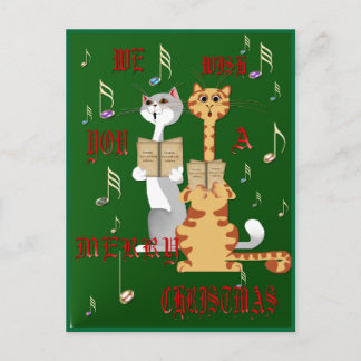 We Wish You A Merry Christmas Postcard