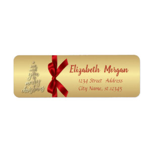 We Wish You A Merry Christmas,Red Bow Label