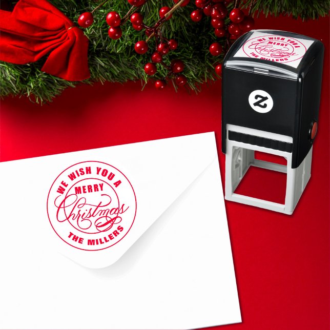 We Wish You A Merry Christmas Self-inking Stamp (Creator Uploaded)