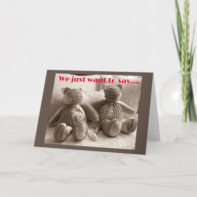 "WE" WISH "YOU" A VERY MERRY CHRISTMAS HOLIDAY CAR (Front)