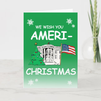 We Wish You Ameri-Christmas From Biden Harris 2020 Holiday Card