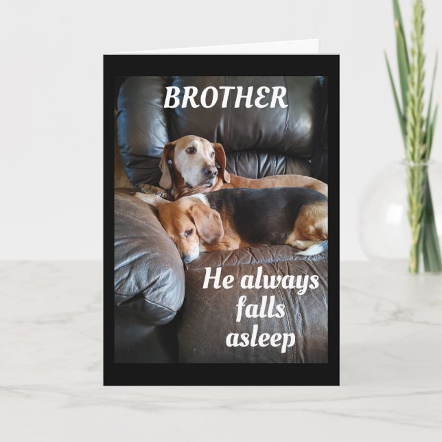 WE WISH YOU THE BEST BIRTHDAY EVER BROTHER CARD (Front)