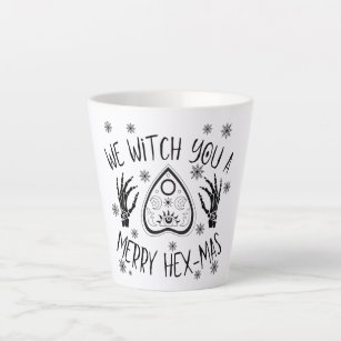 We Witch You A Merry Hex-Mas Latte Mug